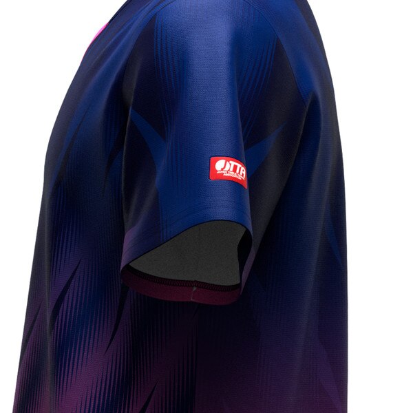 Butterfly Flazer Shirt - Navy - Left Side - JTTA